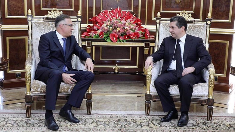 Mesrûr Barzanî peywendîyên Herêma Kurdistanê li gel balyozê Bêlarûsya gêngeşe kir